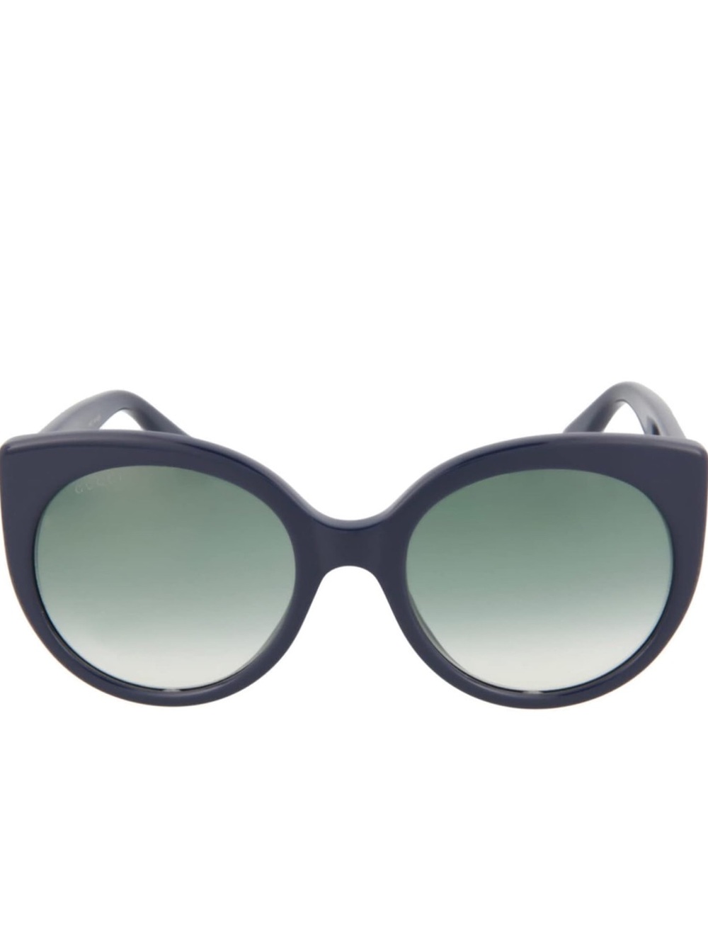 Gucci Blue Blue Grey Cat Eye Sunglasses